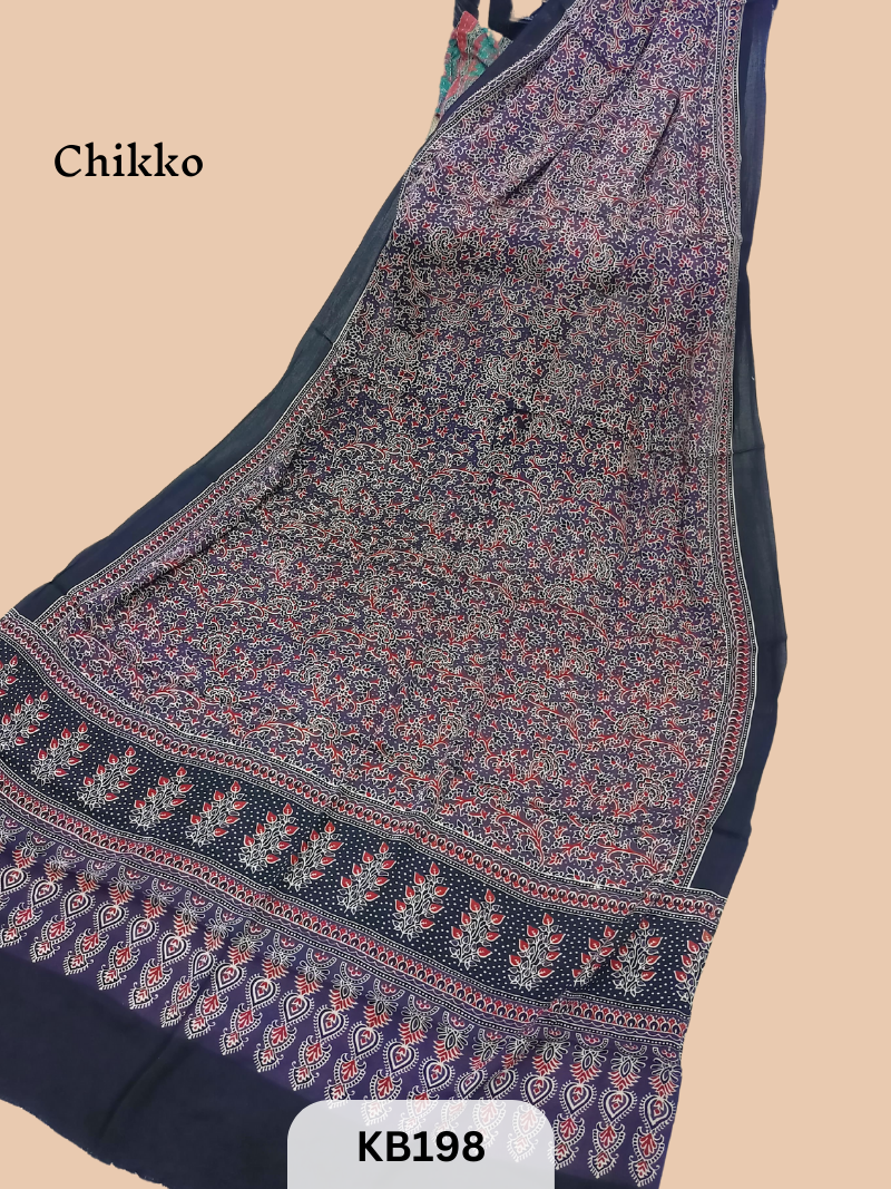 Modal Dupatta Ajrakh Print