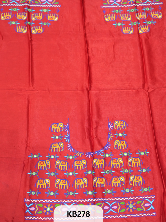 Bhjodi Blouse with hand mirror embridery work