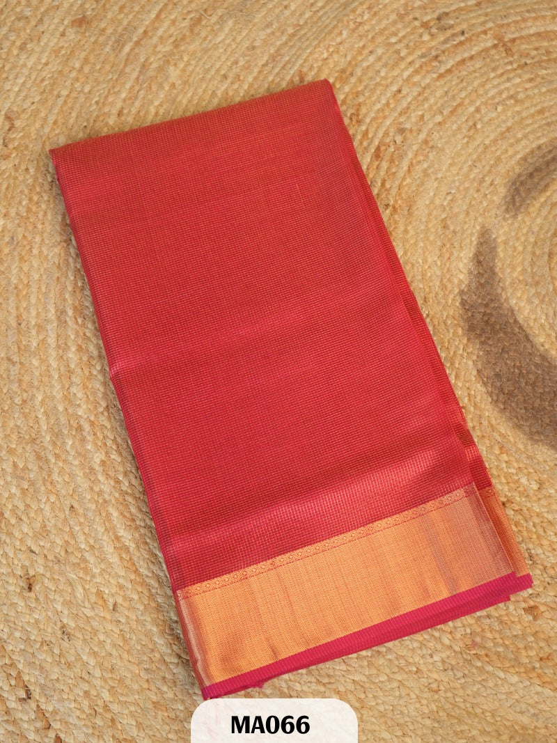 Maheswari Vaira Oosi Silk Saree Rani Pink