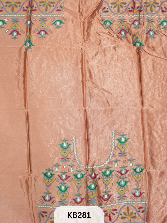 Bhjodi Blouse with hand mirror embridery work