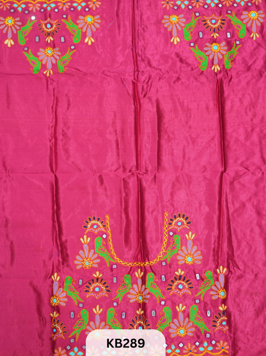 Bhjodi Blouse with hand mirror embridery work