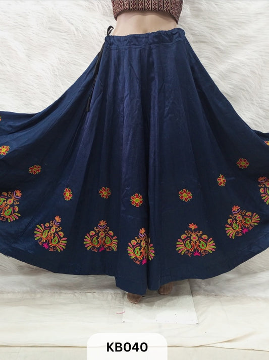 Mashru Handwork kali skirt 6 mtr flair approx