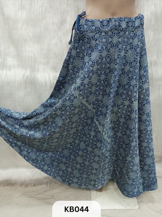 Mashru printed skirt