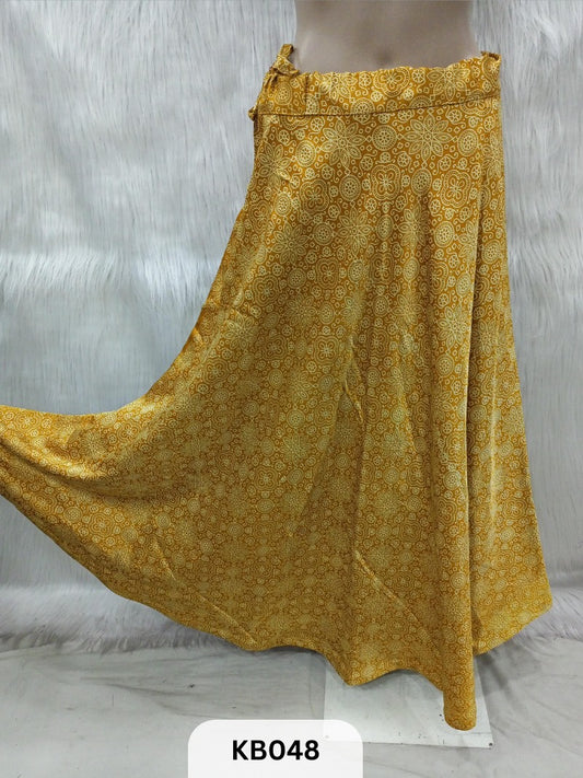 Mashru printed skirt