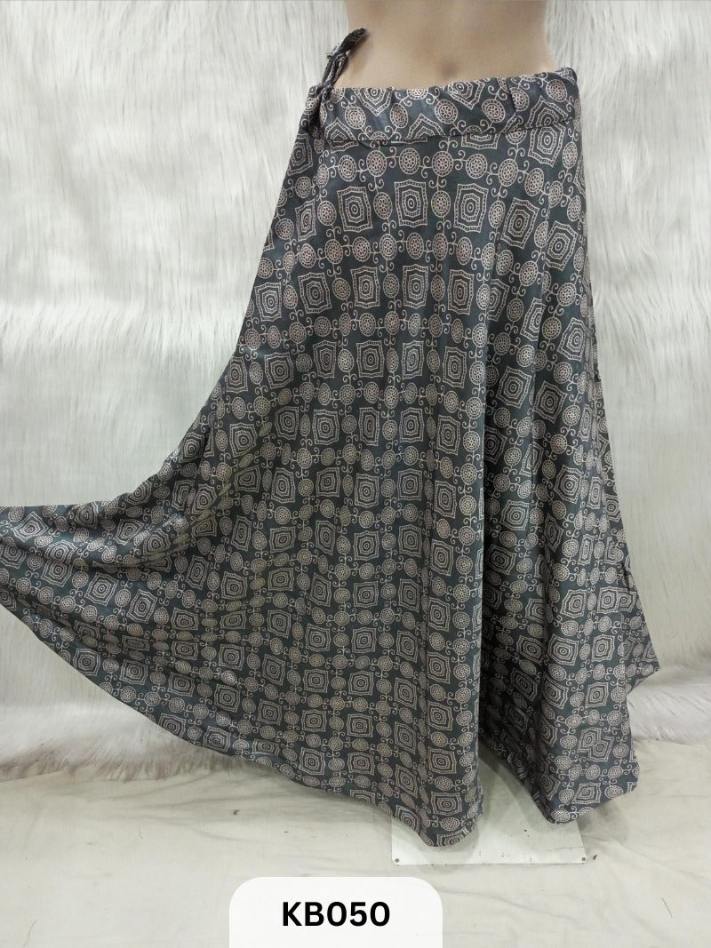 Mashru printed skirt