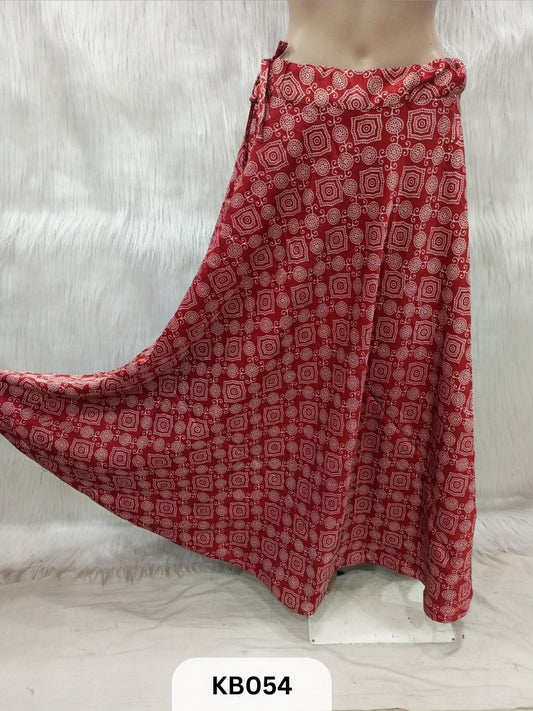 Mashru printed skirt