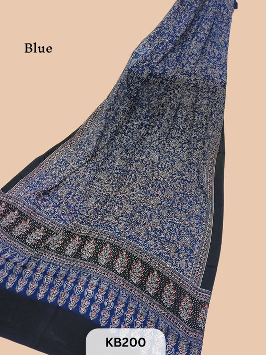 Modal Dupatta Ajrakh Print