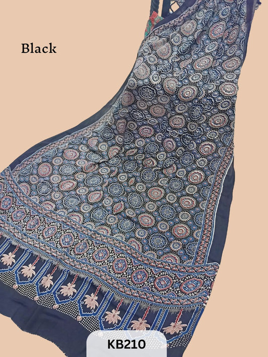 Modal Dupatta Ajrakh Print